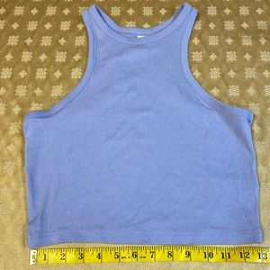 DIVIDED-Brand Cropped Lavender Tank Top, M. EUC!
